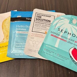Lot of 4 hydration Face Masks